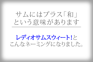 SamSweetとは？説明画像